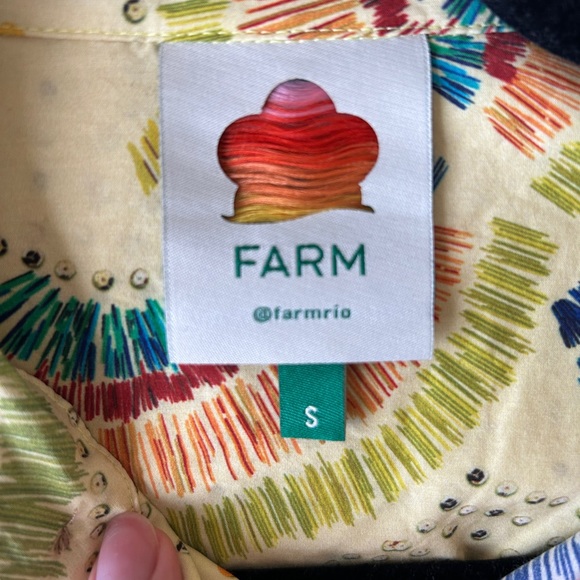 FARM Rio Colorful Birds Mixed Prints Shirt - Picture 6 of 8